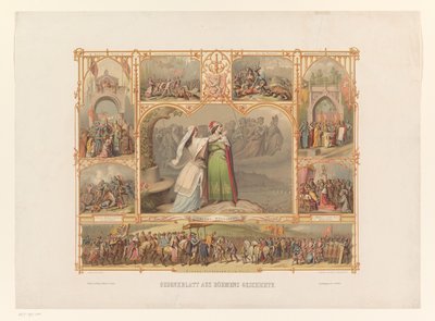 Taferelen uit de geschiedenis van Bohemen door Josef Vojtech Hellich