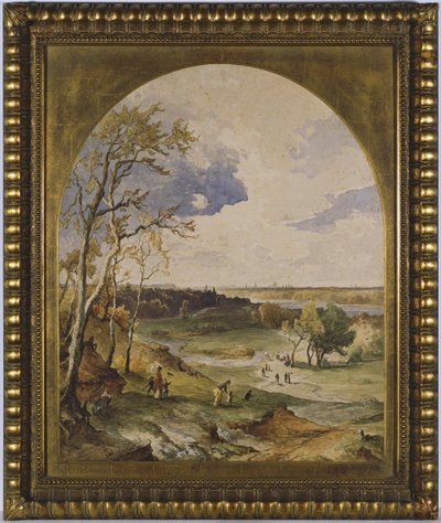 Isarlandschap door Josef Wenglein