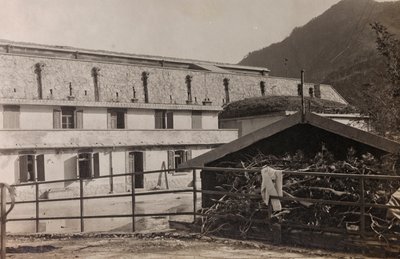 het fort van Chiusaforte door Josef Zohles