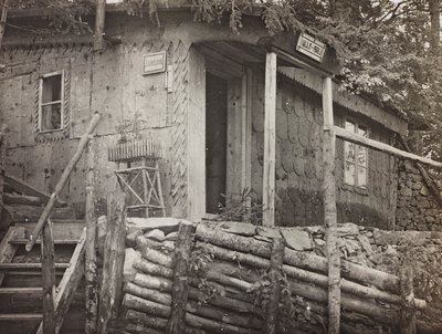 Album "Meine weltkriegs - Erinnerungen South-West Front (Karinthië, Italië, Zuid-Tirol) 31/03/1915-12/11/1918 - Josef Zohles Wenen": commandopost door Josef Zohles