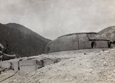 Album "Meine weltkriegs - Erinnerungen South-West Front (Karinthië, Italië, Zuid-Tirol) 31/03/1915-12/11/1918 - Josef Zohles Wien": Fort Hensel door Josef Zohles