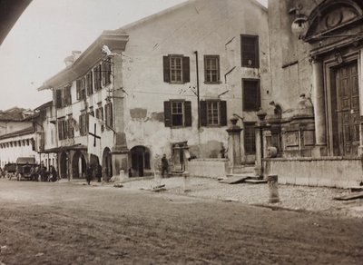Album "Meine weltkriegs - Erinnerungen South-West Front (Karinthië, Italië, Zuid-Tirol) 31/03/1915-12/11/1918 - Josef Zohles Wien": soldaten Tolmezzo door Josef Zohles