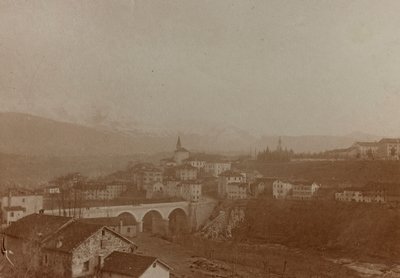 Album "Meine weltkriegs - Erinnerungen the South-West Front (Karinthië, Italië, Zuid-Tirol) 31/03/1915-12/11/1918 - Josef Zohles Wien": uitzicht op Tonia door Josef Zohles