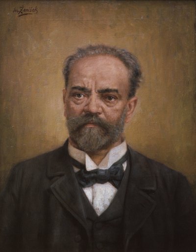 Antonín Dvořák, rond 1901 door Josef Ženíšek