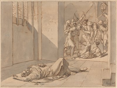 De moord op koning Wenzel III door Josef von Führich