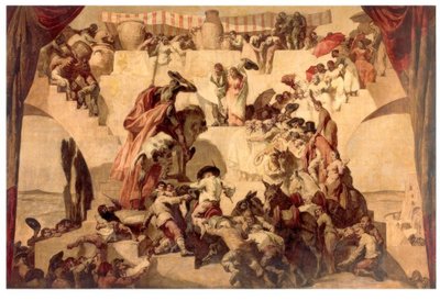 Cervantes, Don Quichot, Het Huwelijk van Camacho / J.M.Sert door Josep Maria Sert