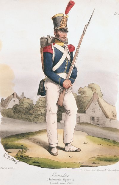 Grenadierwacht door Joseph Louis Hippolyte Bellange