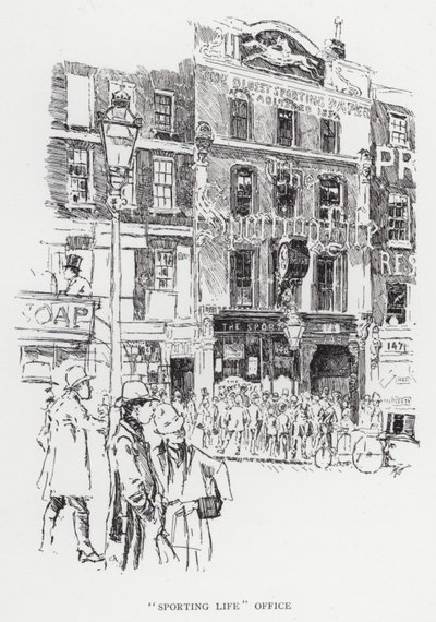 "Sporting Life" Kantoor door Joseph (after) Pennell