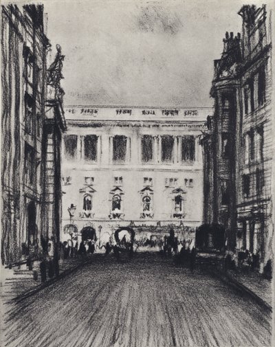 The Gaiety door Joseph (after) Pennell