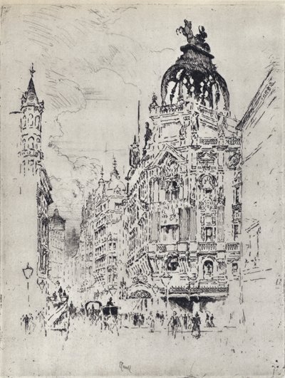 Het Hippodrome door Joseph (after) Pennell