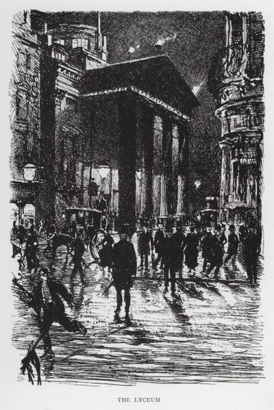 Het Lyceum door Joseph (after) Pennell