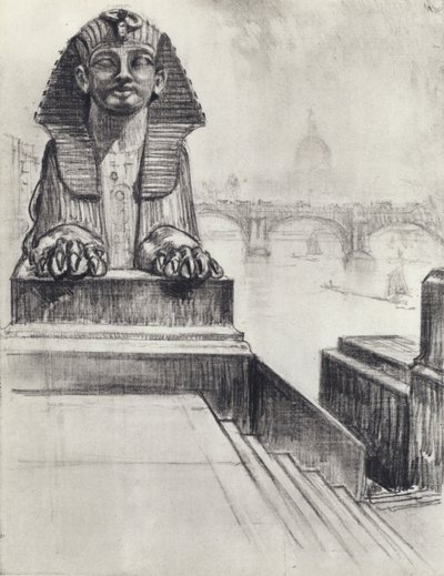 De Sfinx door Joseph (after) Pennell