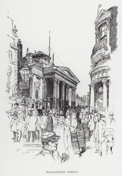 Wellington Street door Joseph (after) Pennell