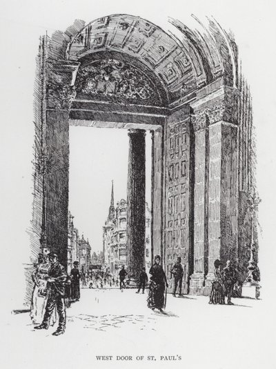 Westelijke Deur van St Paul