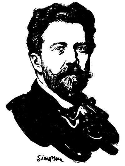 Sir Henry J Wood (lithografie) door Joseph (after) Simpson