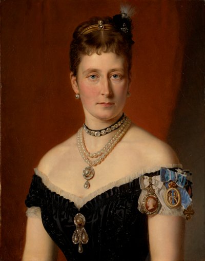 Prinses Alice van het Verenigd Koninkrijk 1843-1878, Groothertogin van Hessen en bij Rijn, 1879 door Joseph Adam Hartmann