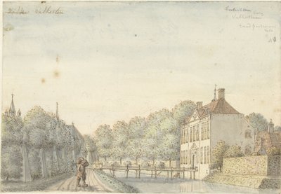 Huis Barbistein in Heinkensand door Joseph Adolf Schmetterling