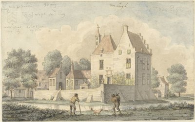 Kasteel De Eng bij Vleuten door Joseph Adolf Schmetterling