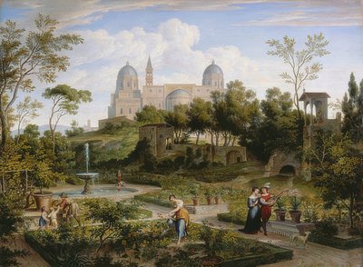 Santa Maria Maggiore in Rome door Joseph Anton Koch