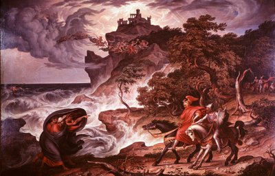 Macbeth en de Heksen, 1835 door Joseph Anton Kock