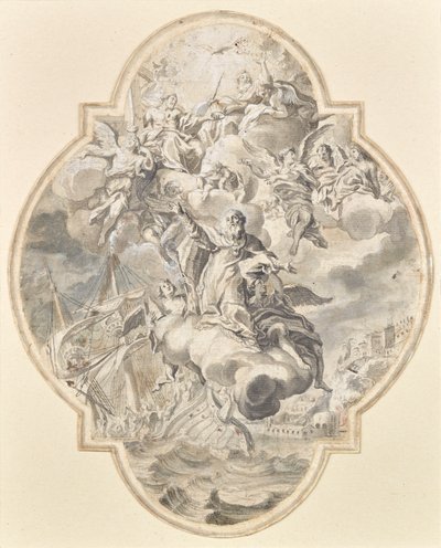 Apotheose van de heilige Nicolaas door Joseph Antony Adolph