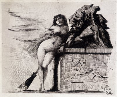 Tovenaar door Apoux, 19e eeuw door Joseph Apoux