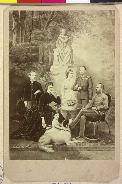 Keizer van Oostenrijk met familie Franz Joseph I door Joseph Bermann