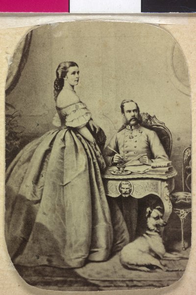 Franz Joseph I en Elisabeth van Oostenrijk door Joseph Bermann