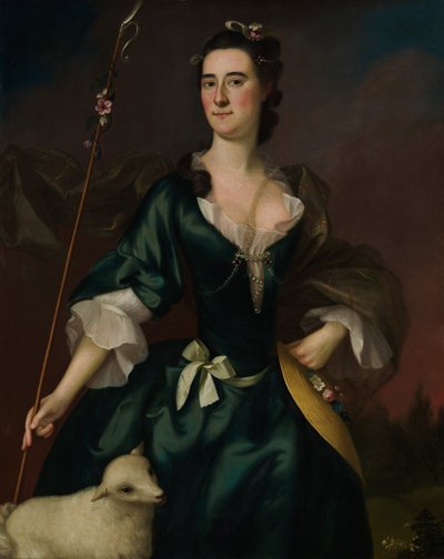 Mary Sylvester, 1754 door Joseph Blackburn