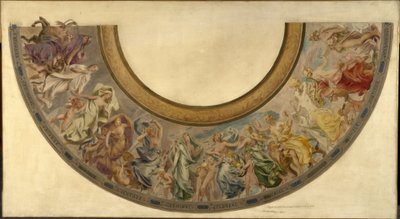 Schets voor de Feesttrap in het Stadhuis van Parijs: De republikeinse maanden door Joseph Blanc