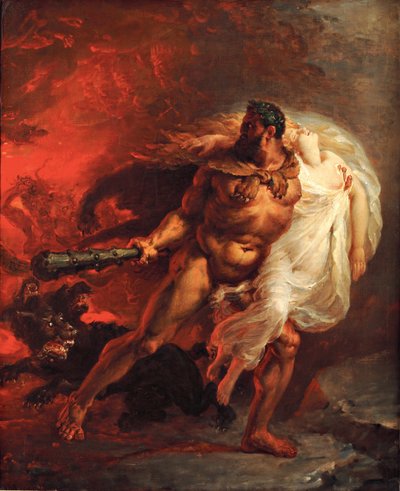 Hercules die Alceste uit de hel wegrukt, ca. 1806 door Joseph Boniface Franque