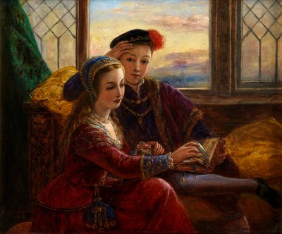 Edward VI en Lady Jane Grey door Joseph Bouvier