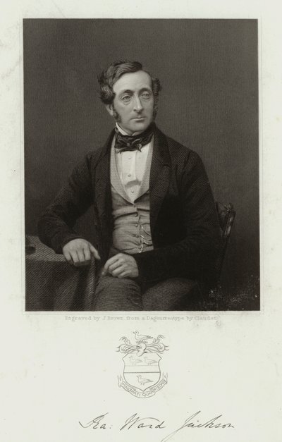 Ralph Ward Jackson, Britse advocaat, spoorwegvoorzitter, conservatieve politicus en parlementslid voor Hartlepool door Joseph Brown