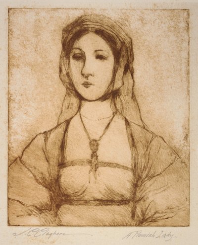 Een Vlaamse Dame door Joseph C. Claghorn
