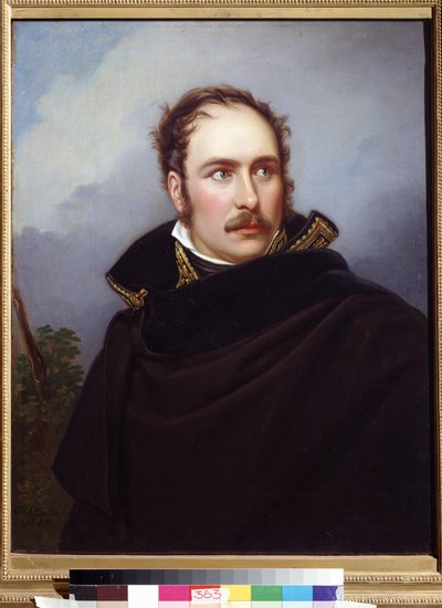 Portret van Eugene Rose de Beauharnais, prins Eugene door Joseph Carl Stieler