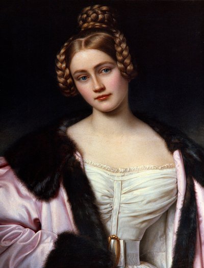 Portret van Caroline Grafin door Joseph Carl Stieler