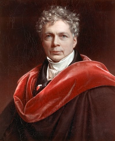 Portret van Friedrich Wilhelm Joseph von Schelling door Joseph Carl Stieler