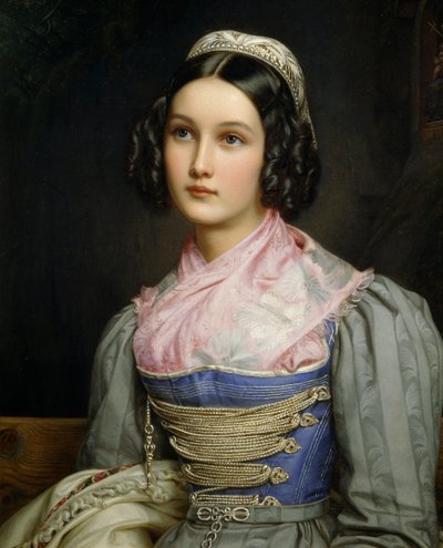 Portret van Helene Sedelmayer door Joseph Carl Stieler