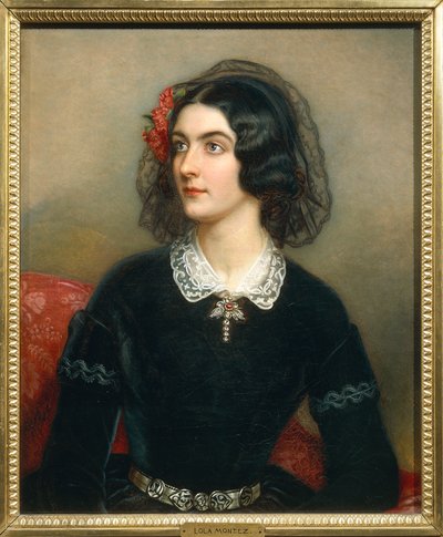 Portret van Maria Dolores Elisa Gilbert, bekend als Lola Montez door Joseph Carl Stieler