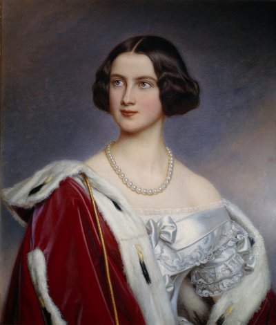 Portret van prinses Mary van Pruisen (1825-1889) door Joseph Carl Stieler