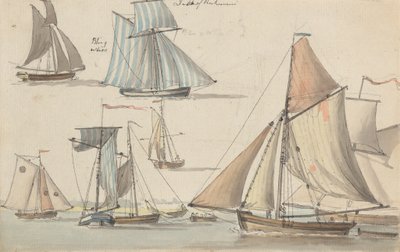 Hertog van Richmond: Sloepen, Schoeners, Roeiboten door Joseph Cartwright