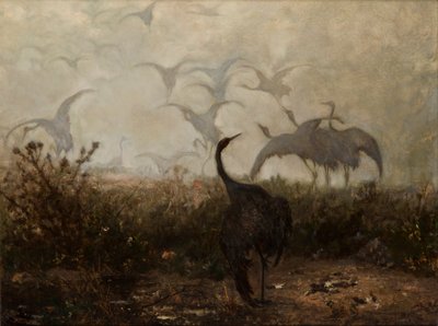 Kraanvogels door Joseph Chelmonski