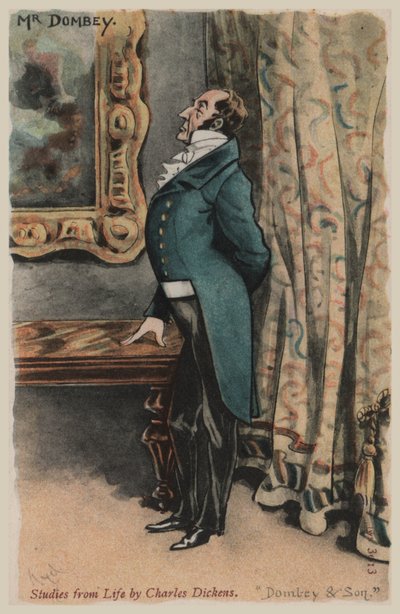 Mr Dombey, Dombey & Zoon door Joseph Clayton  Clarke