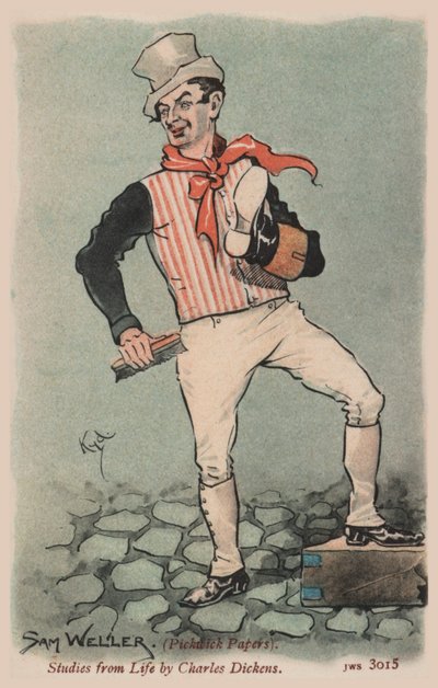 Sam Weller, Pickwick Papers door Joseph Clayton  Clarke