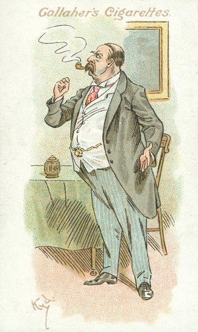 Aanbidders van de tabak Nr. 46 door Joseph Clayton (1856 1937) Clarke