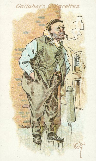 Aanbidders van de tabak nr. 7 door Joseph Clayton (1856 1937) Clarke