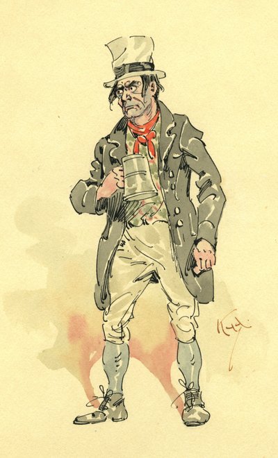 Bill Sikes door Joseph Clayton Clarke