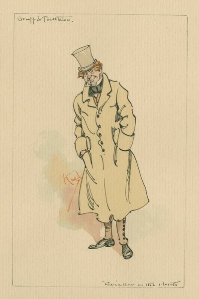 Gruff en Tackleton - De Krekel bij de Haard, c.1920s door Joseph Clayton Clarke