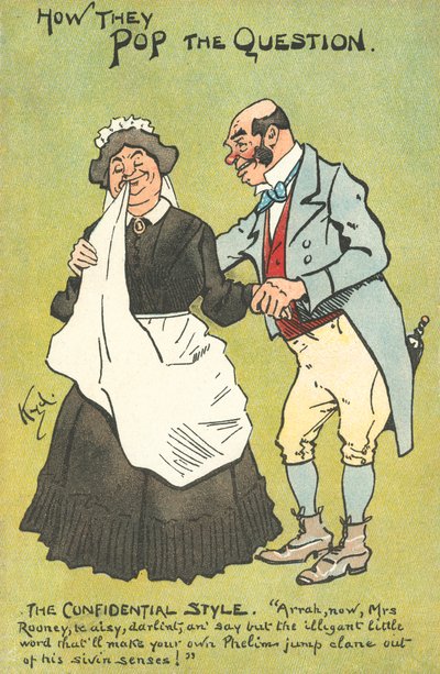Hoe ze de vraag stellen, de vertrouwelijke stijl door Joseph Clayton Clarke