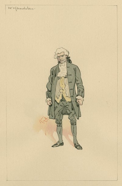 Mr Geoffrey Haredale, ca. 1920s door Joseph Clayton Clarke